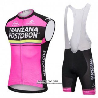 2018 Gilet Coupe-vent Manzana Postobo Rose