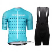 2018 Maillot Ciclismo Campagnolo Azur Manches Courtes et Cuissard