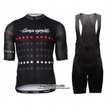 2018 Maillot Ciclismo Campagnolo Noir Manches Courtes et Cuissard