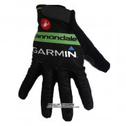 2020 Cannondale Garmin Gants Doigts Longs Vert Noir