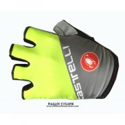 2020 Castelli Gants Ete Ciclismo Gris Jaune