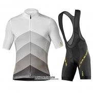 2020 Maillot Ciclismo Mavic Gris Noir Manches Courtes et Cuissard