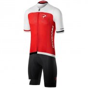 2020 Maillot Cyclisme Pinarello Rouge Blanc Manches Courtes et Cuissard