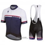 2021 Maillot Cyclisme Specialized Bleu Manches Courtes et Cuissard