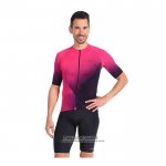 2022 Maillot Cyclisme Gore Violet Manches Courtes et Cuissard