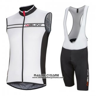 2016 Gilet Coupe-vent Nalini Blanc et Noir