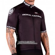 2016 Maillot Ciclismo Rock Racing Marron et Blanc Manches Courtes et Cuissard