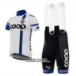 2017 Maillot Ciclismo Coop Blanc Manches Courtes et Cuissard