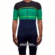 2017 Maillot Ciclismo MAAP Segment Pro Noir et Vert Manches Courtes et Cuissard