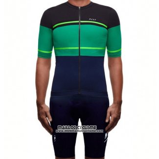 2017 Maillot Ciclismo MAAP Segment Pro Noir et Vert Manches Courtes et Cuissard