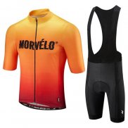 2020 Maillot Cyclisme Morvelo Orange Manches Courtes et Cuissard