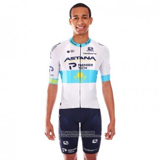 2021 Maillot Cyclisme Astana Champion Kazakh Manches Courtes et Cuissard