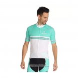 2021 Maillot Cyclisme Bianchi Blanc Vert Manches Courtes et Cuissard(2)