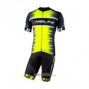 2021 Maillot Cyclisme Nalini Jaune Manches Courtes et Cuissard