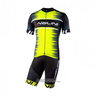 2021 Maillot Cyclisme Nalini Jaune Manches Courtes et Cuissard