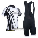 2014 Maillot Ciclismo Monton Noir et Blanc Manches Courtes et Cuissard