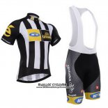 2015 Maillot Ciclismo Mtn Noir et Blanc Manches Courtes et Cuissard