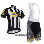 2015 Maillot Ciclismo Mtn Noir et Blanc Manches Courtes et Cuissard