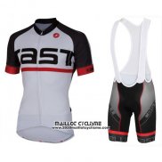 2016 Maillot Ciclismo Castelli Blanc Manches Courtes et Cuissard