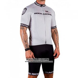 2016 Maillot Ciclismo Rock Racing Argent Manches Courtes et Cuissard