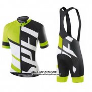 2016 Maillot Ciclismo Specialized Blanc et Vert Manches Courtes et Cuissard