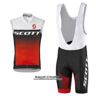 2017 Gilet Coupe-vent Scott Rouge