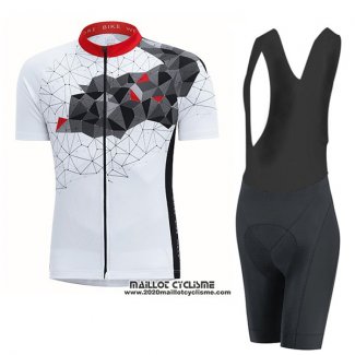 2017 Maillot Ciclismo Gore Bike Wear Power Mountain Blanc Manches Courtes et Cuissard