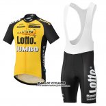 2017 Maillot Ciclismo Lotto NL Jumbo Jumbo Jaune Manches Courtes et Cuissard