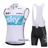 2018 Gilet Coupe-vent Sky Blanc et Bleu