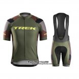 2018 Maillot Ciclismo Trek Camouflage Manches Courtes et Cuissard