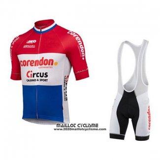 2019 Maillot Ciclismo Sptgrvo Rouge Blanc Bleu Manches Courtes et Cuissard