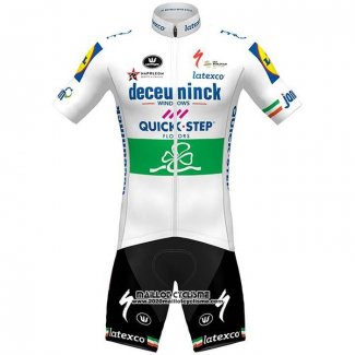 2020 Maillot Ciclismo Deceuninck Quick Step Champion Irlande Manches Courtes et Cuissard