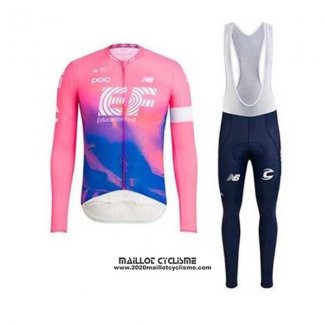 2020 Maillot Ciclismo Ef Education First Rose Manches Longues et Cuissard