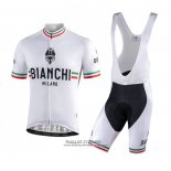 2021 Maillot Cyclisme Bianchi Vert Manches Courtes et Cuissard