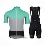 2021 Maillot Cyclisme POC Vert Manches Courtes et Cuissard