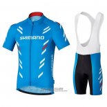 2021 Maillot Cyclisme Shimano Rouge Manches Courtes et Cuissard