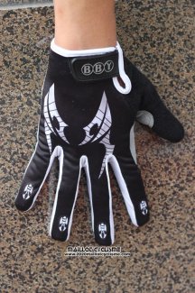 Skull Gants Doigts Longs Ciclismo Noir Noir