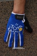 Tour de France Gants Doigts Longs Ciclismo Bleu