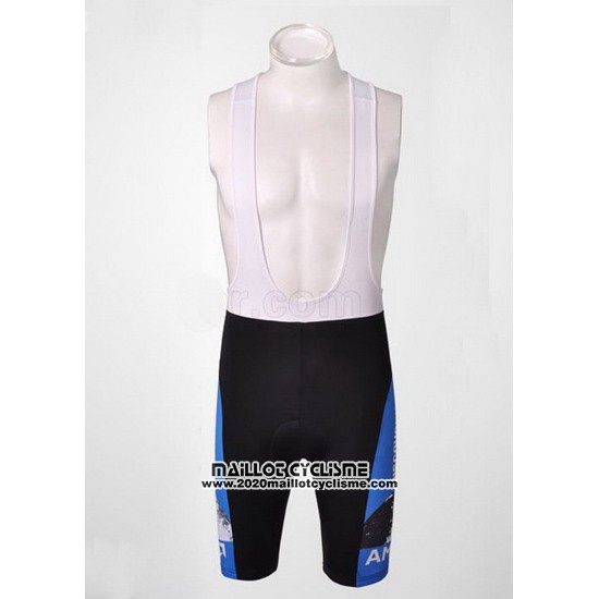 2007 Maillot Ciclismo Trek Noir et Bleu Manches Courtes et Cuissard