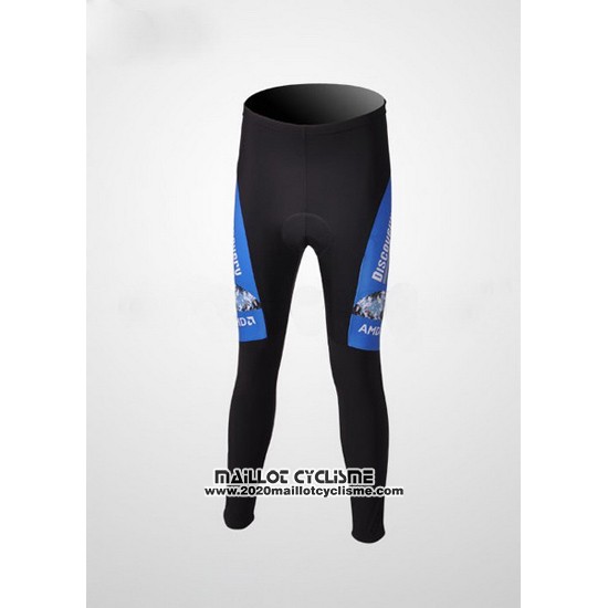 2007 Maillot Ciclismo Trek Noir et Bleu Manches Longues et Cuissard