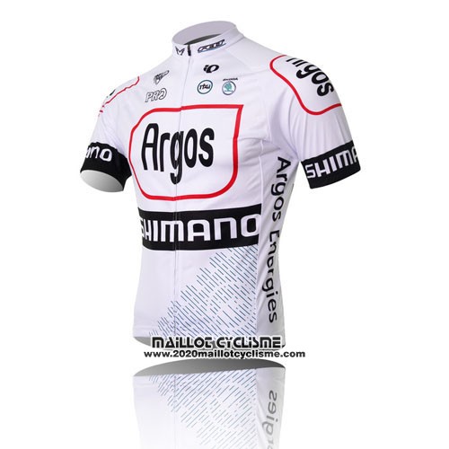 2013 Maillot Ciclismo Argos Noir et Blanc Manches Courtes et Cuissard