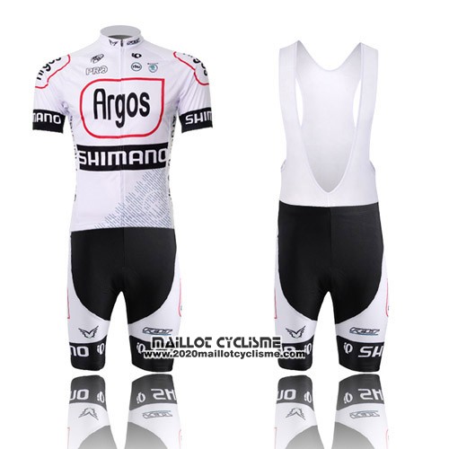 2013 Maillot Ciclismo Argos Noir et Blanc Manches Courtes et Cuissard