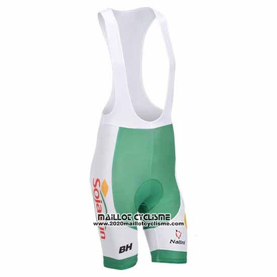 2013 Maillot Ciclismo Sojasun Blanc et Vert Manches Courtes et Cuissard