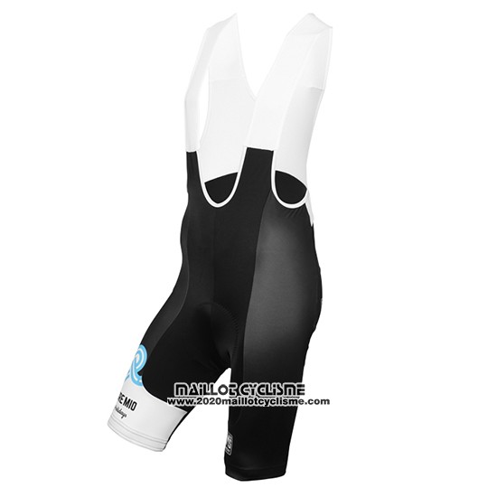 2016 Maillot Ciclismo Bici Amore Mio Noir et Bleu Manches Courtes et Cuissard
