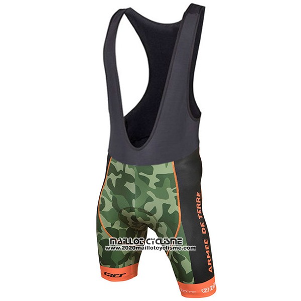 2017 Maillot Ciclismo Armee DE Terre Camouflage Manches Courtes et Cuissard