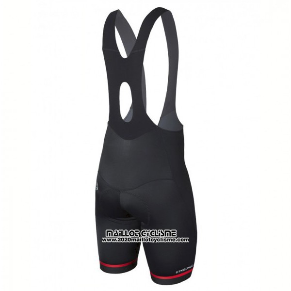 2017 Maillot Ciclismo Etxeondo Neo Noir et Rouge Manches Courtes et Cuissard