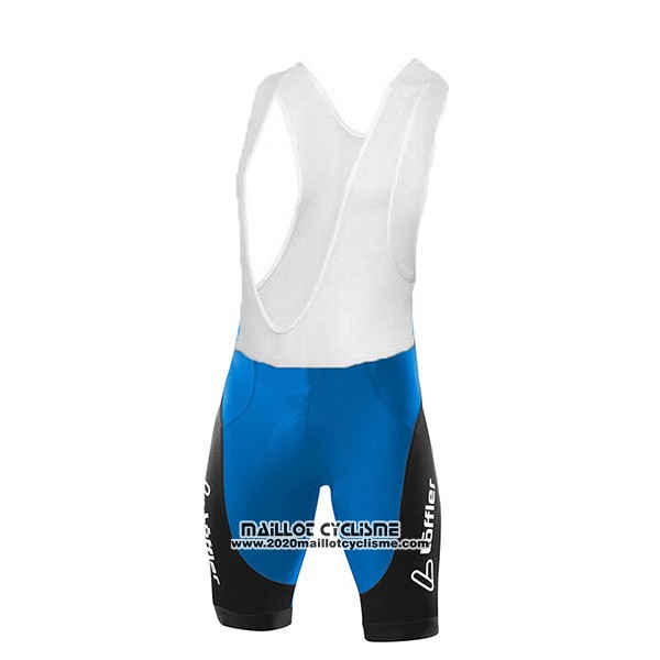 2017 Maillot Ciclismo Loffler Bleu et Bleu Clair Manches Courtes et Cuissard