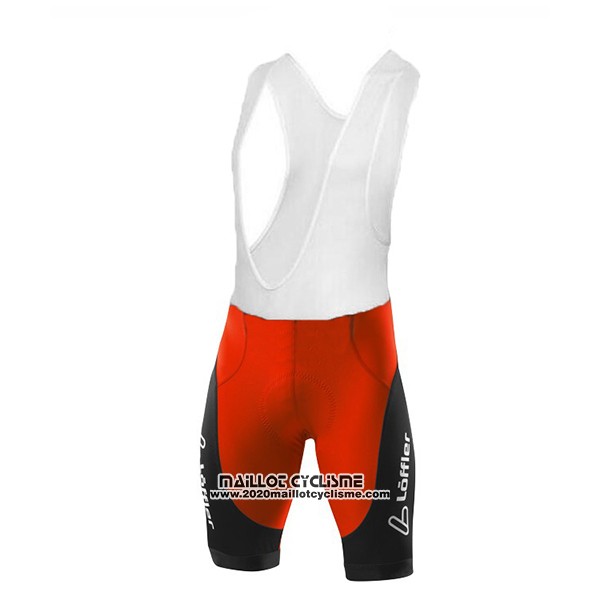 2017 Maillot Ciclismo Loffler Pro Racing Noir Manches Courtes et Cuissard