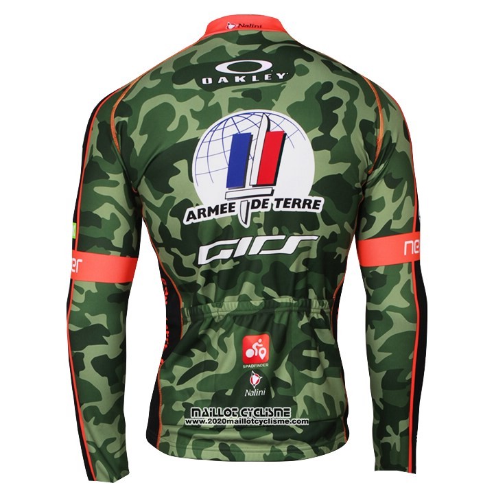2018 Maillot Ciclismo Armee DE Terre Camouflage Manches Courtes et Cuissard