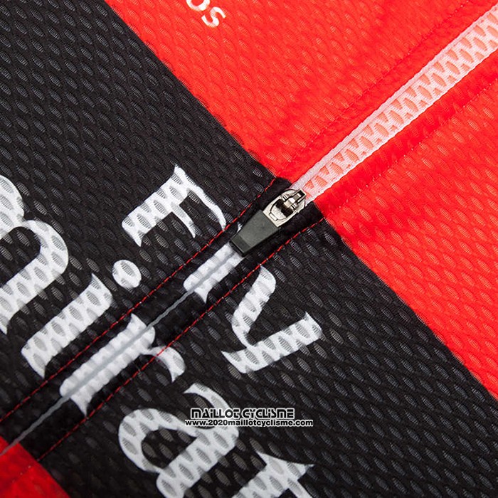 2020 Maillot Ciclismo S.L. Benfica Rouge Noir Manches Courtes et Cuissard